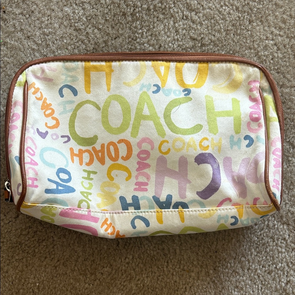 Coach Colorful Lettering Pouch - Picture 2 of 2